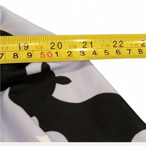 SHEIN Curve Lavender Bat Print Skirt - Picture 6 of 6